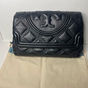 Tory Burch Black Fleming Clutch